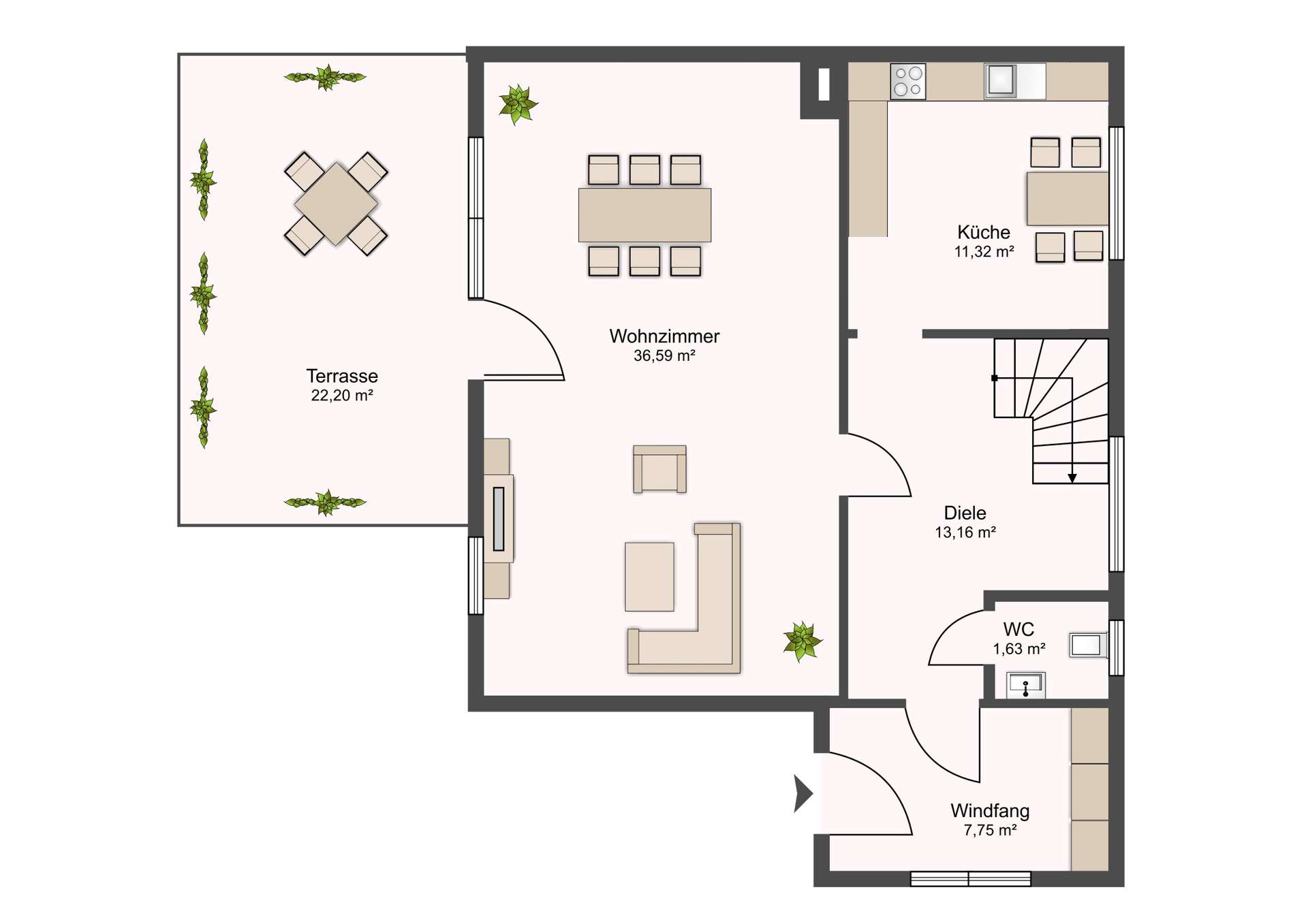 Grundriss Erdgeschoss