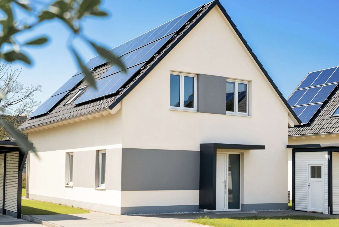 Fertiggestellter Neubau