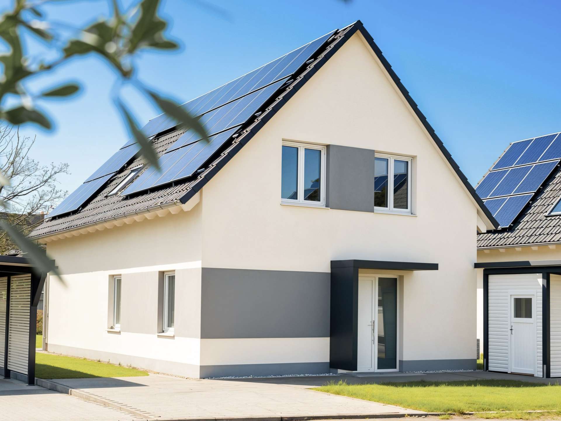 Fertiggestellter Neubau