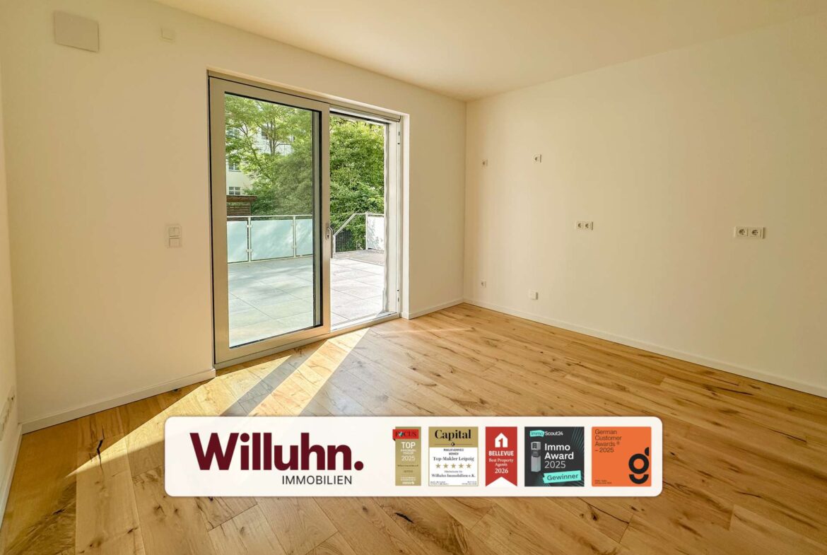 Küche mit Terrassenzugang