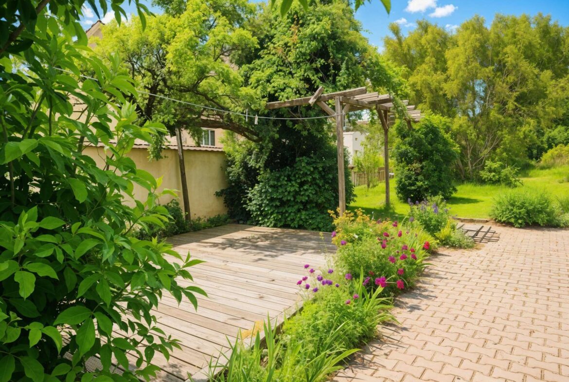 So könnte der Außensitzplatz aussehen