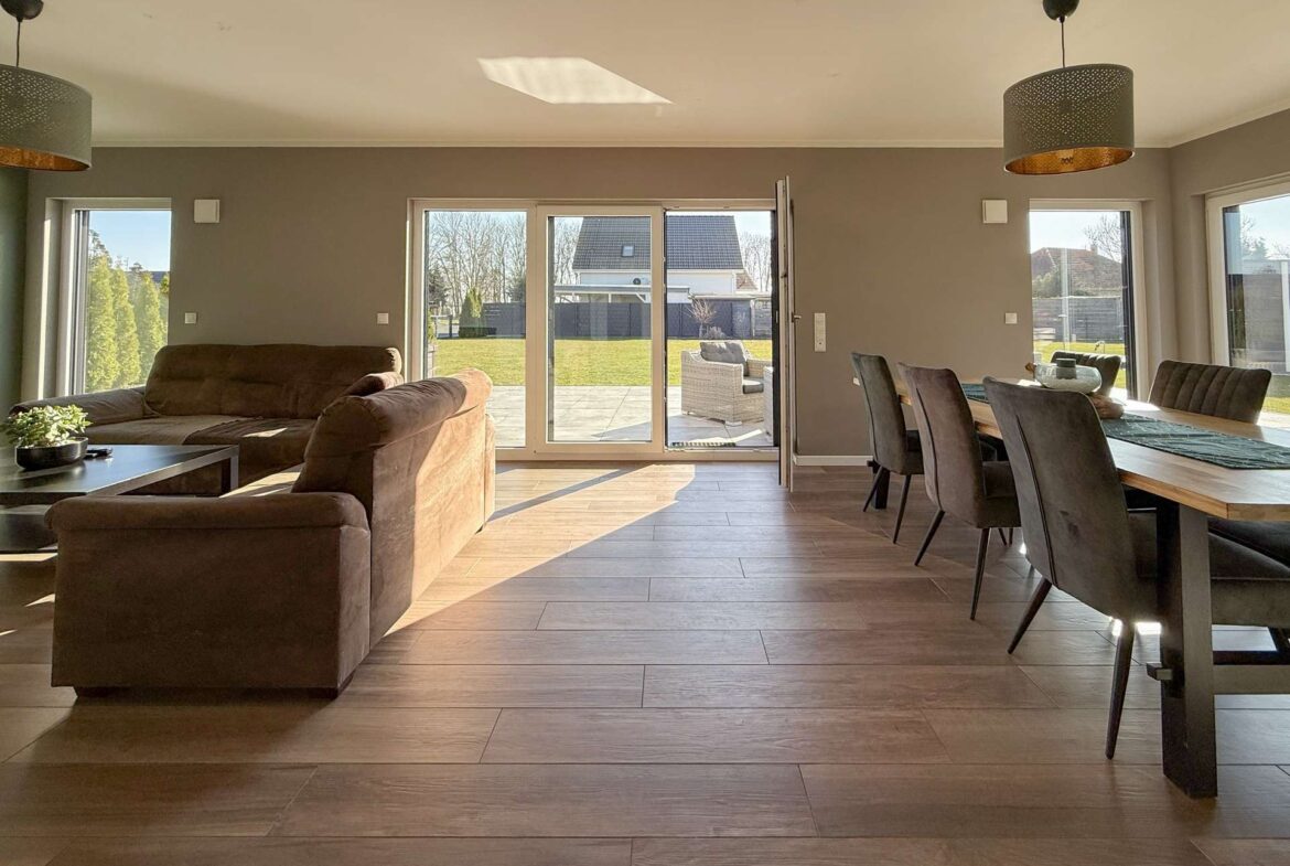 Blick ins Wohnzimmer