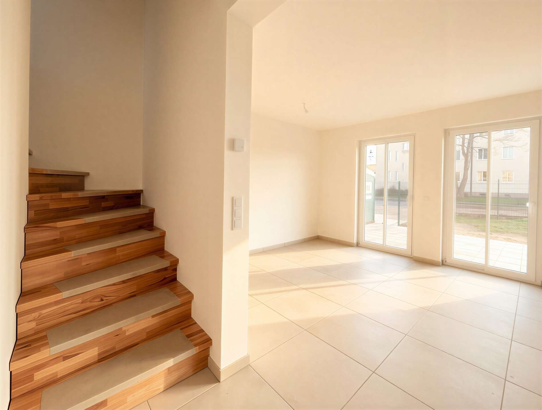 Blick ins Wohnzimmer