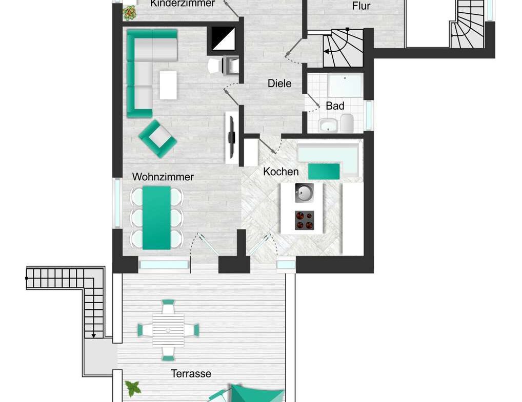 Grundriss Obergeschoss