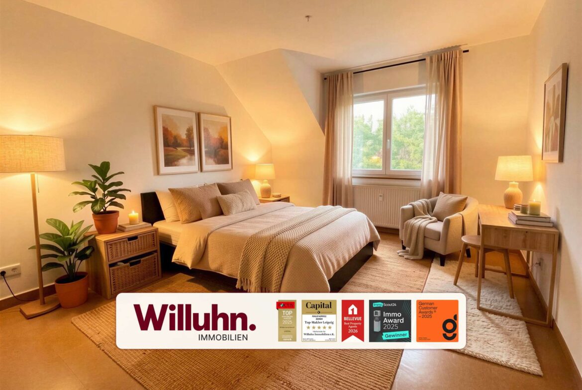 Möblierungsbeispiel Schlafzimmer