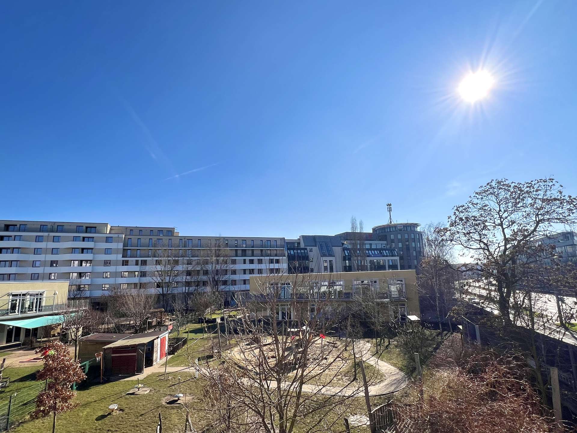 Ausblick vom Wohnzimmer