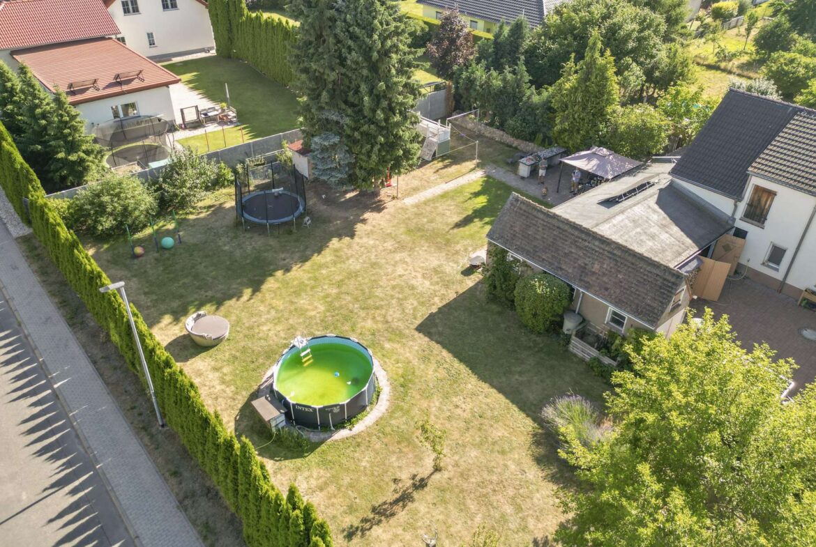 Weitläufig und Privat angelegt