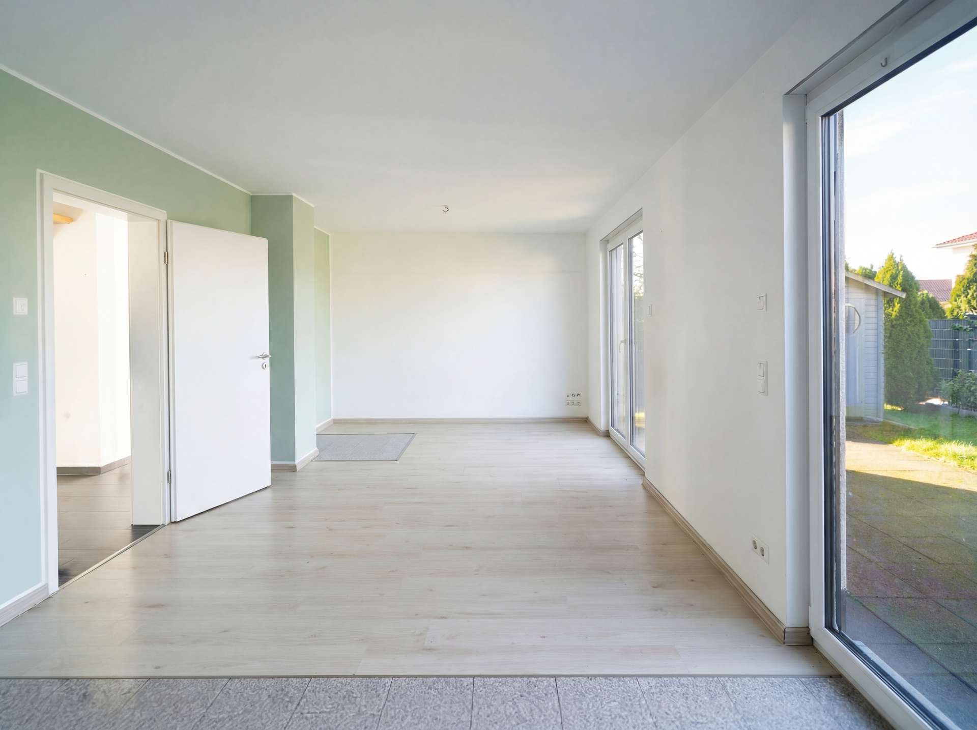 Blick in den Wohnbereich 