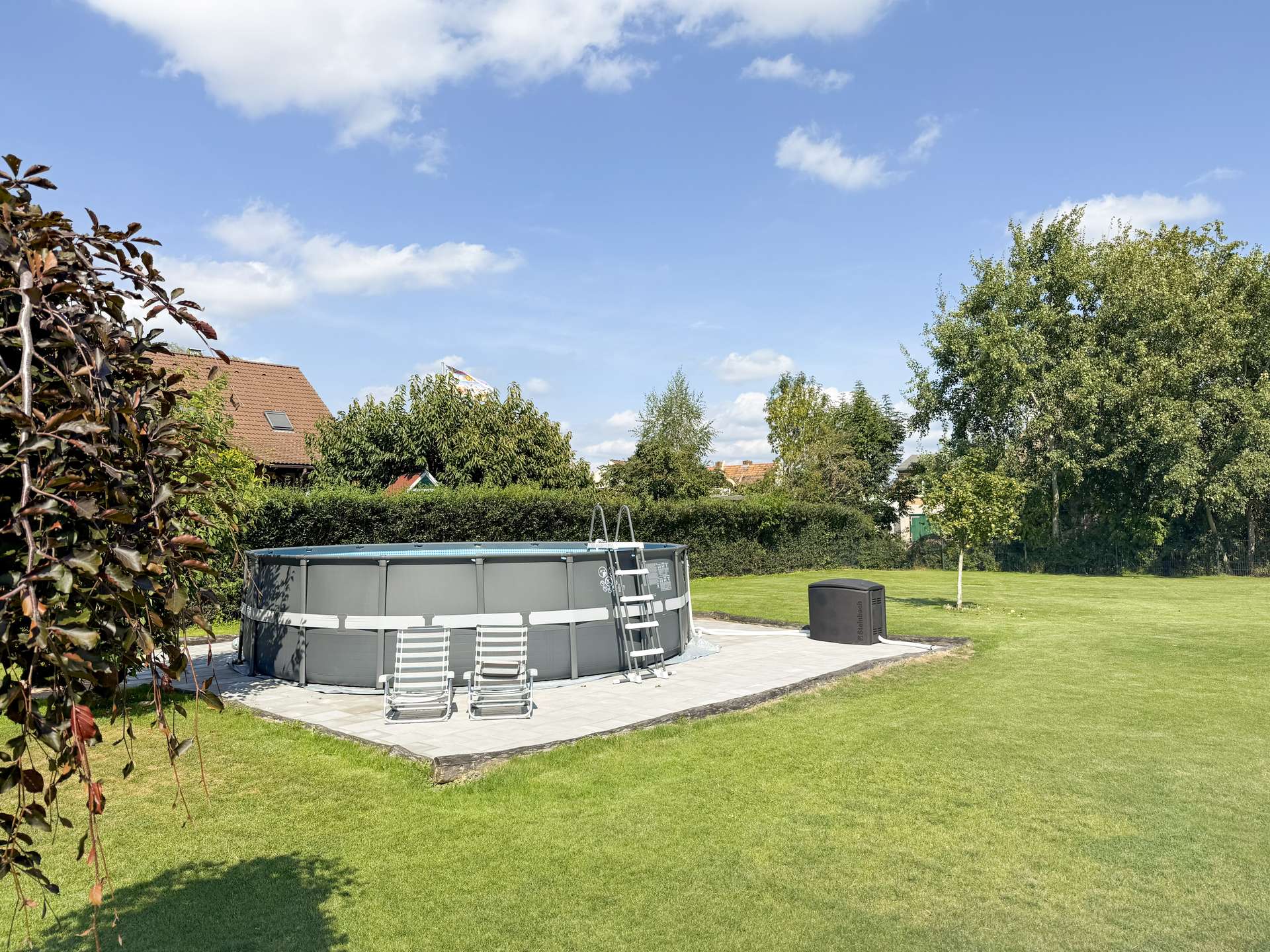 Ansicht auf den Pool