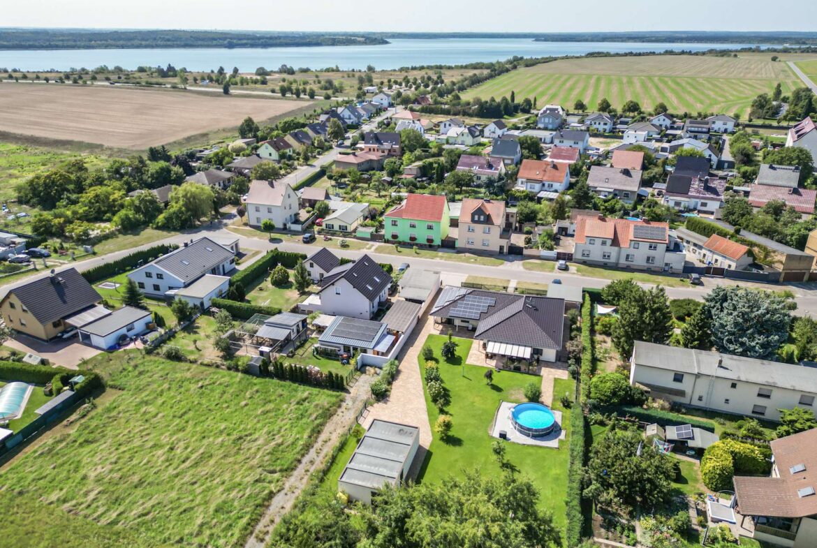 Tolle Siedlung am See