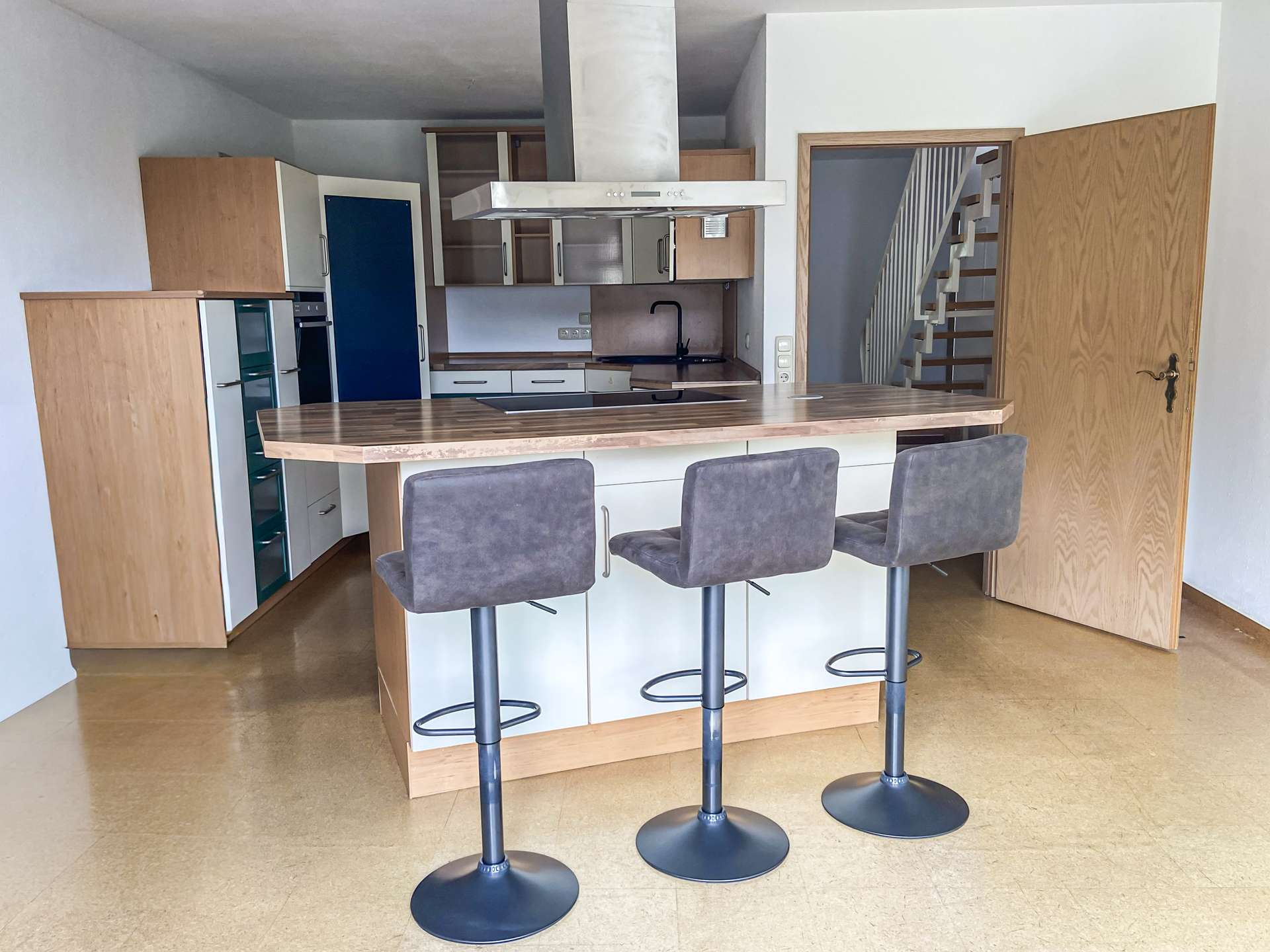 Wohnküche mit Kochinsel