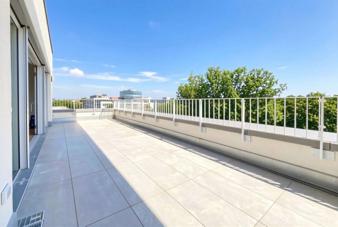 Großzügige Terrasse - (KI generiert)