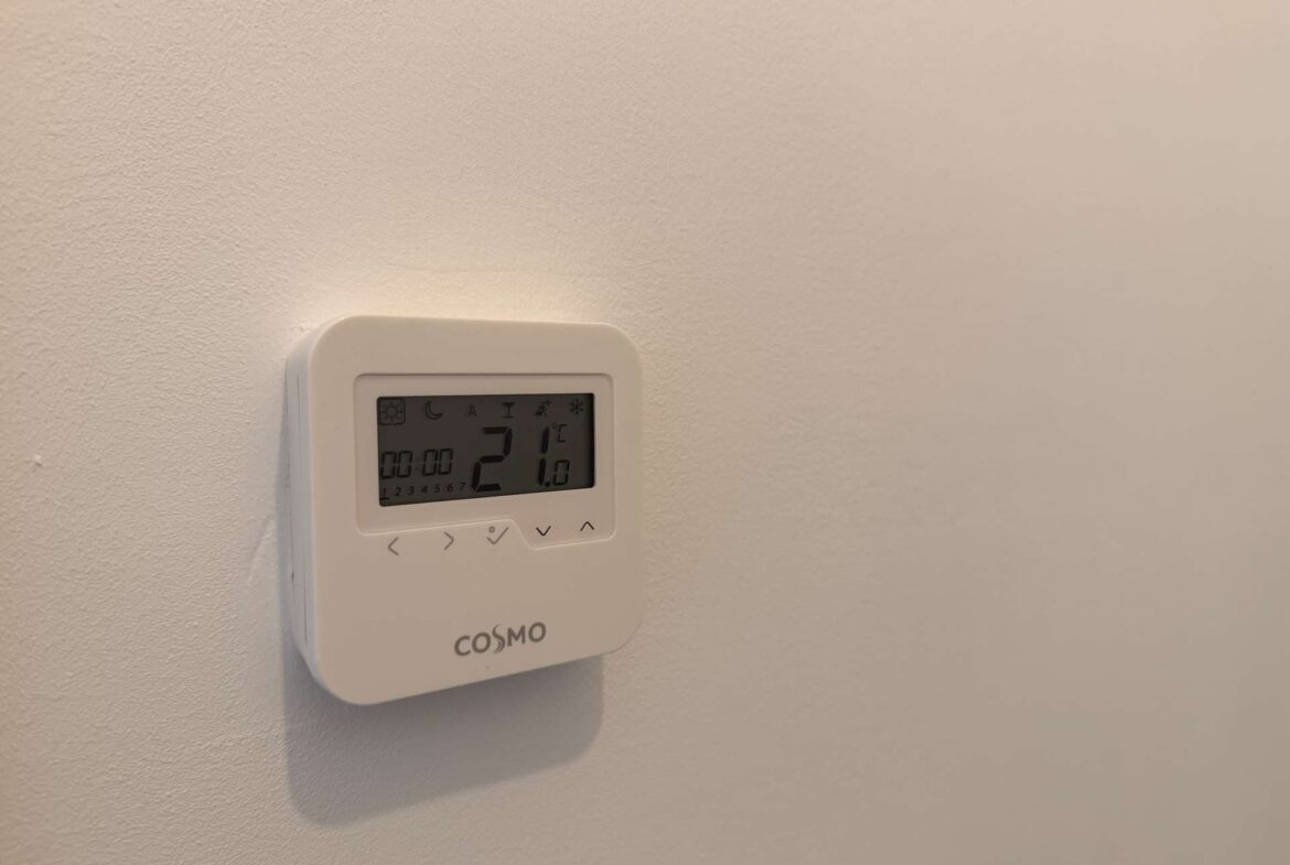 Fußbodenheizung in allen Räumen