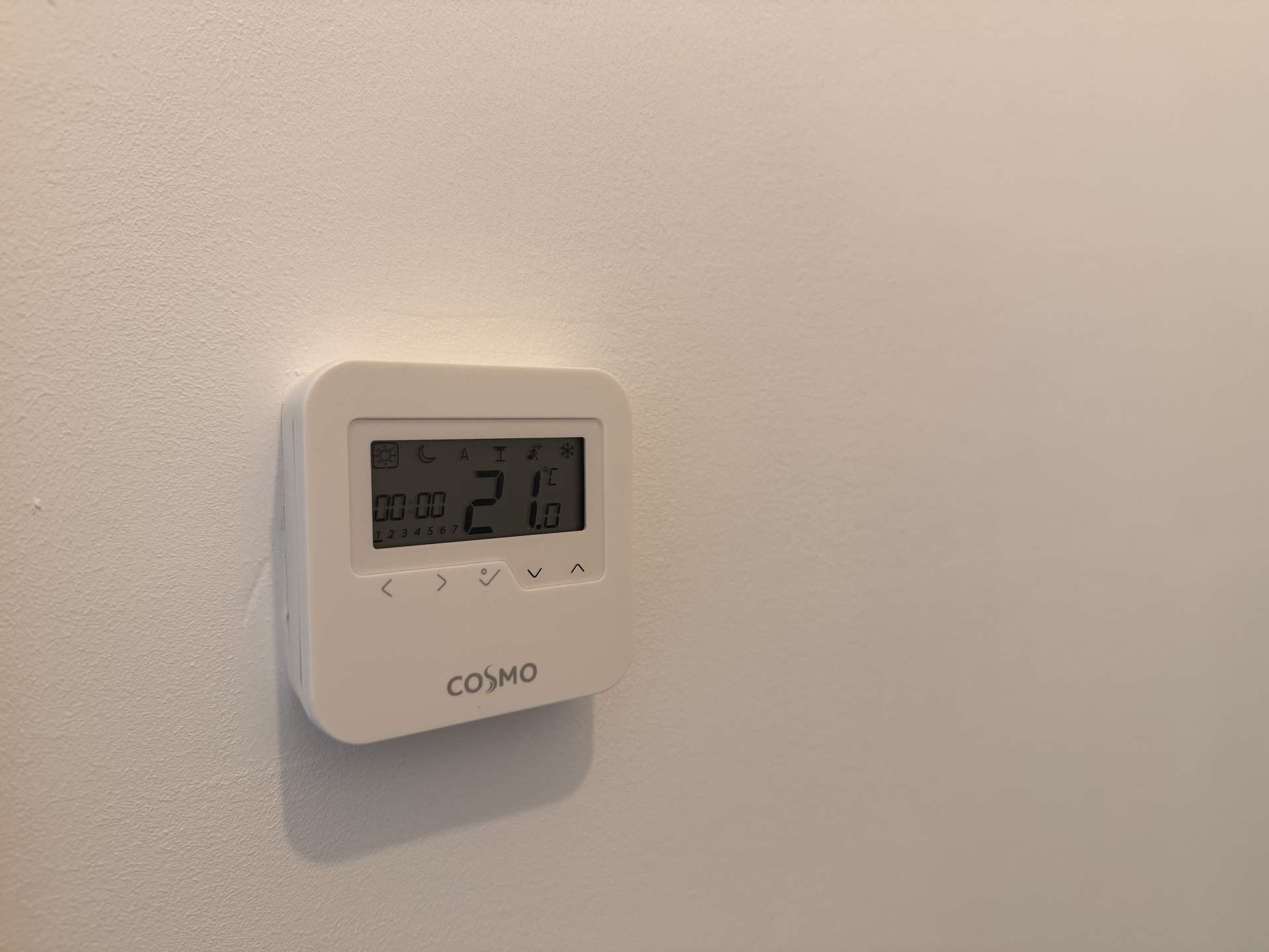 Fußbodenheizung in allen Räumen