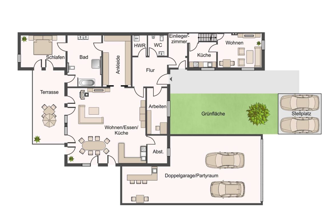 Grundriss - Erdgeschoss