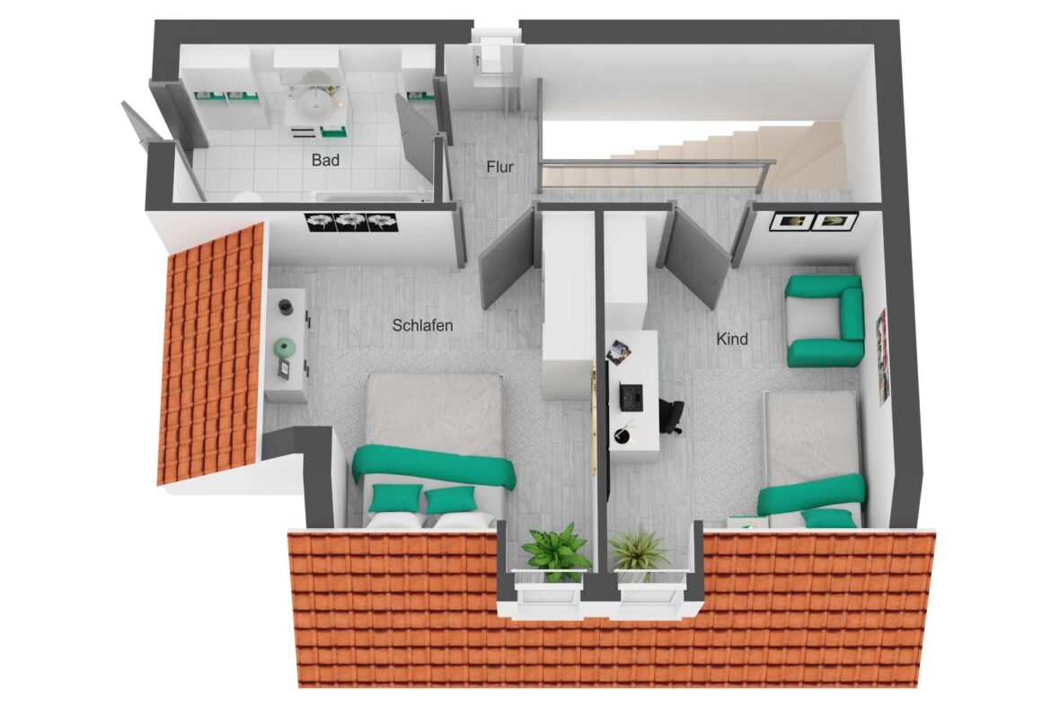 Grundriss - 2. Ebene