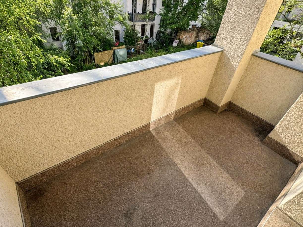 Hofseitiger Balkon