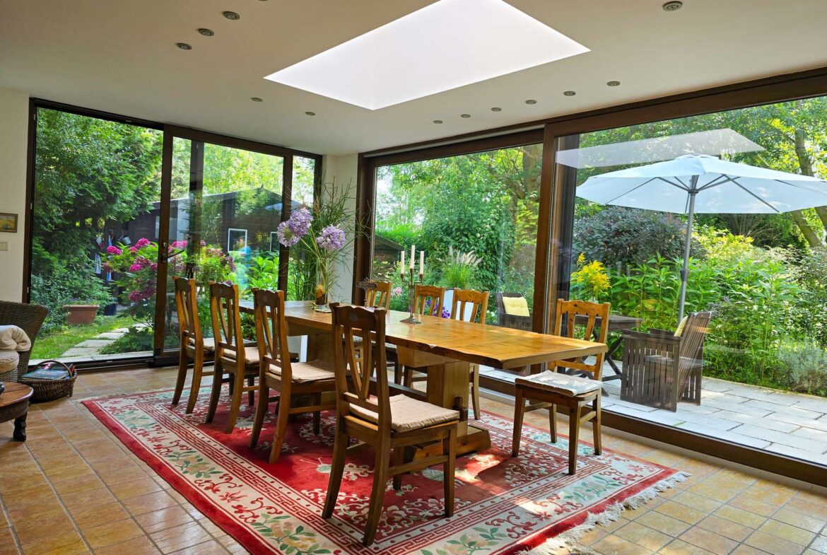 WIntergarten mit Fußbodenheizung