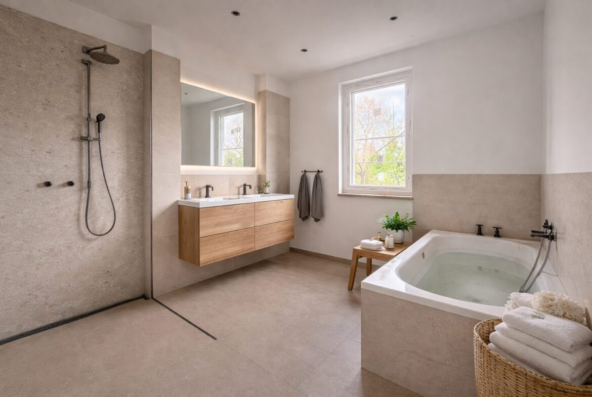 Badezimmer-Visualisierung