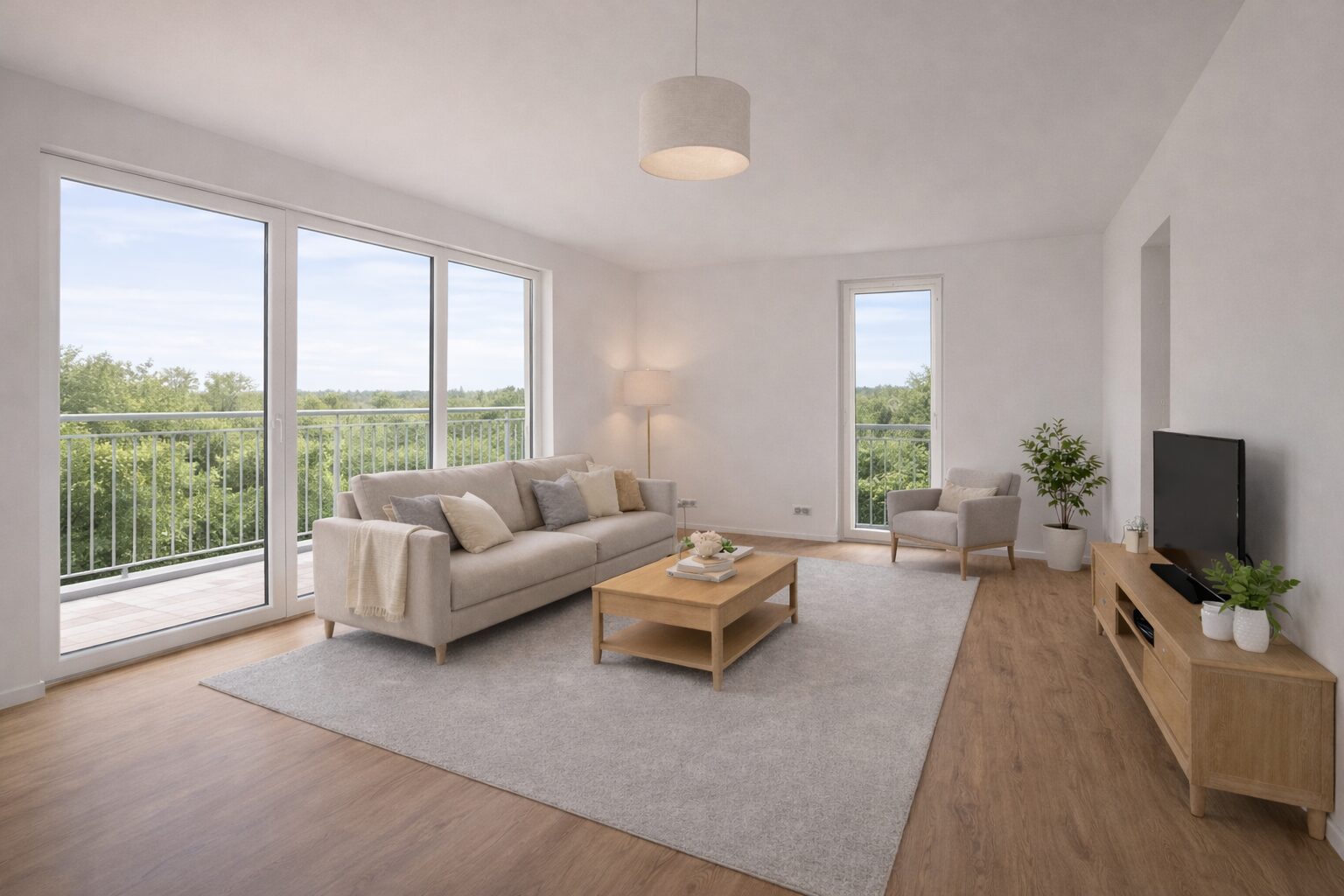 Wohnzimmer - Visualisierung