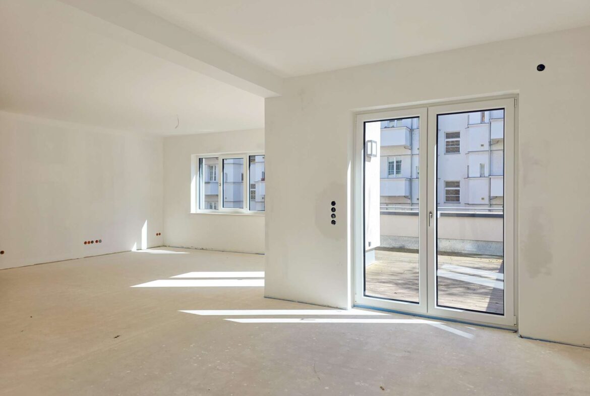 Schöne Fensterfront