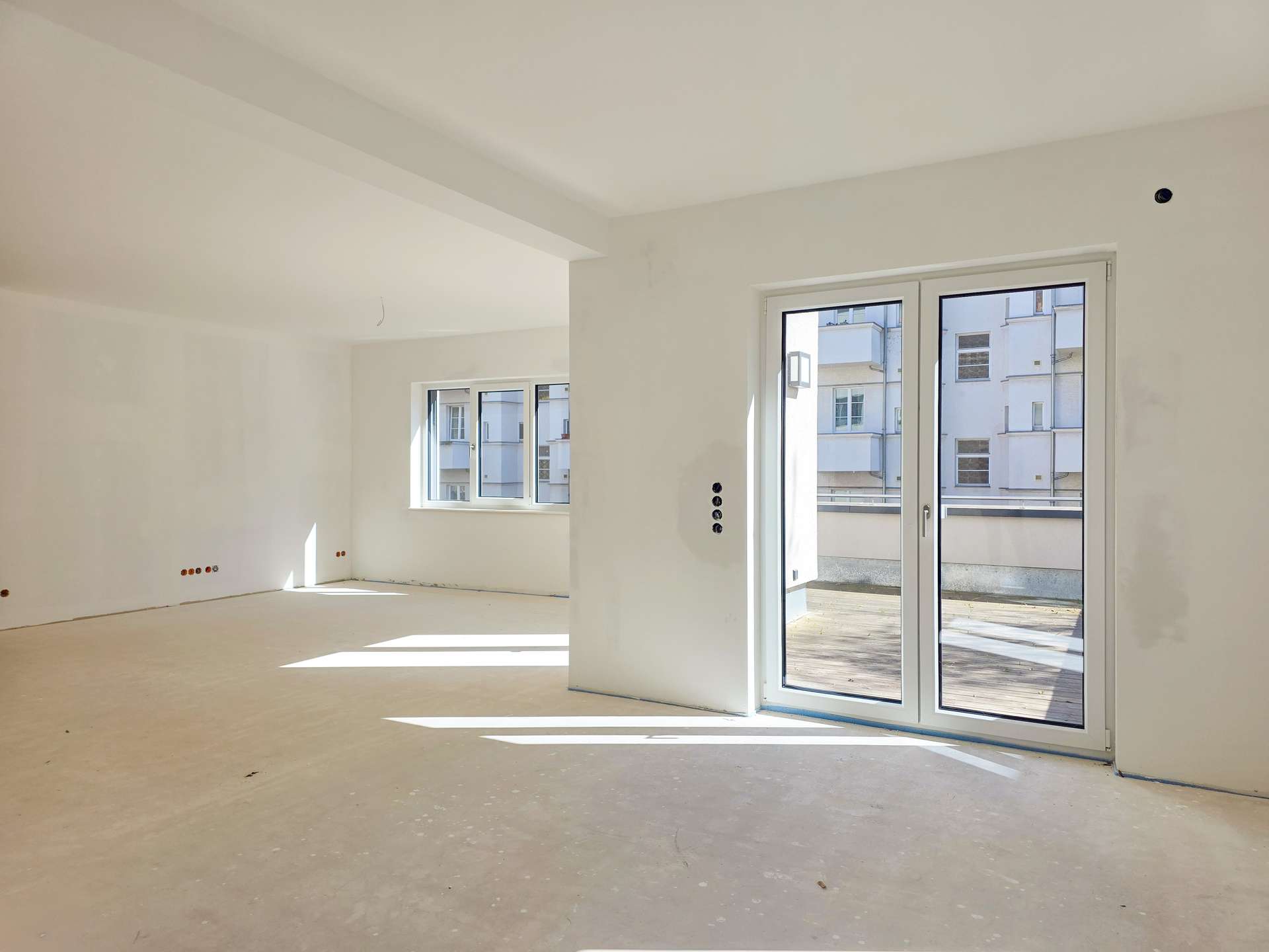 Schöne Fensterfront