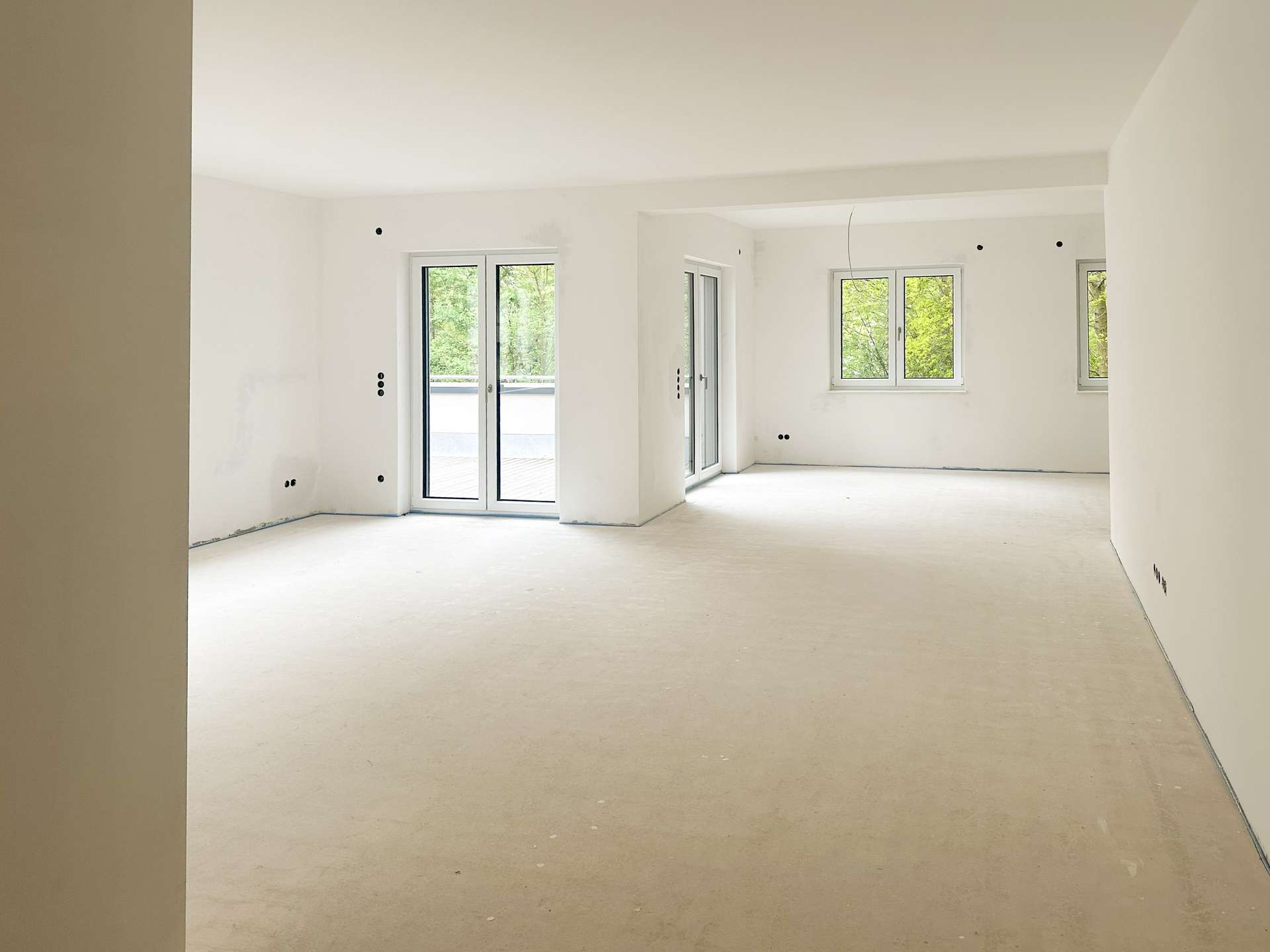 Lichtdurchfluteter Wohnbereich