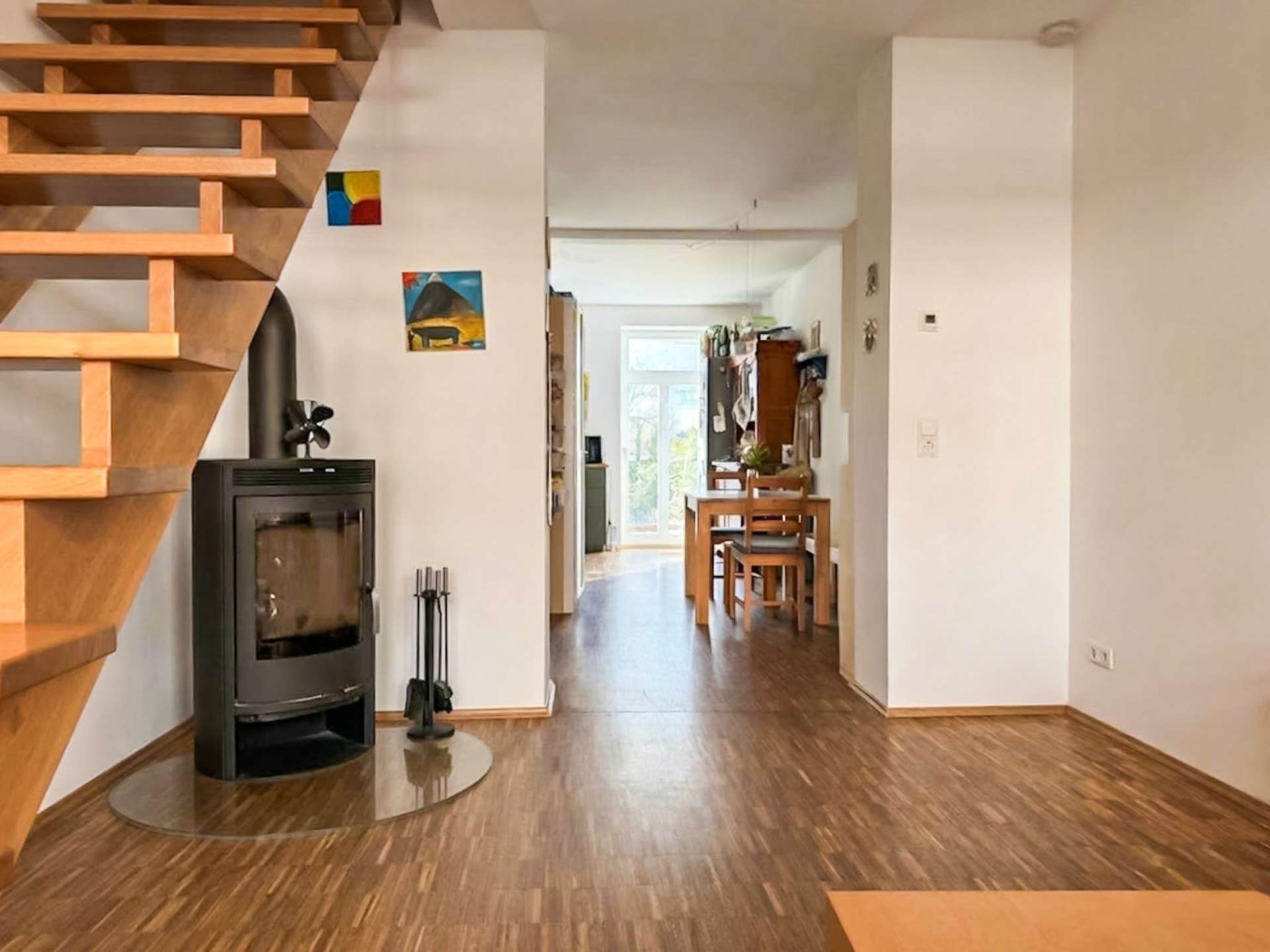 Offener Wohn- Essbereich