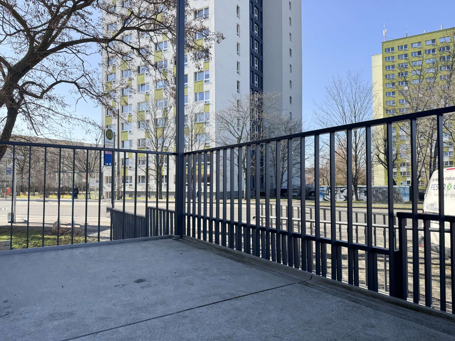 Großzügiger Balkon