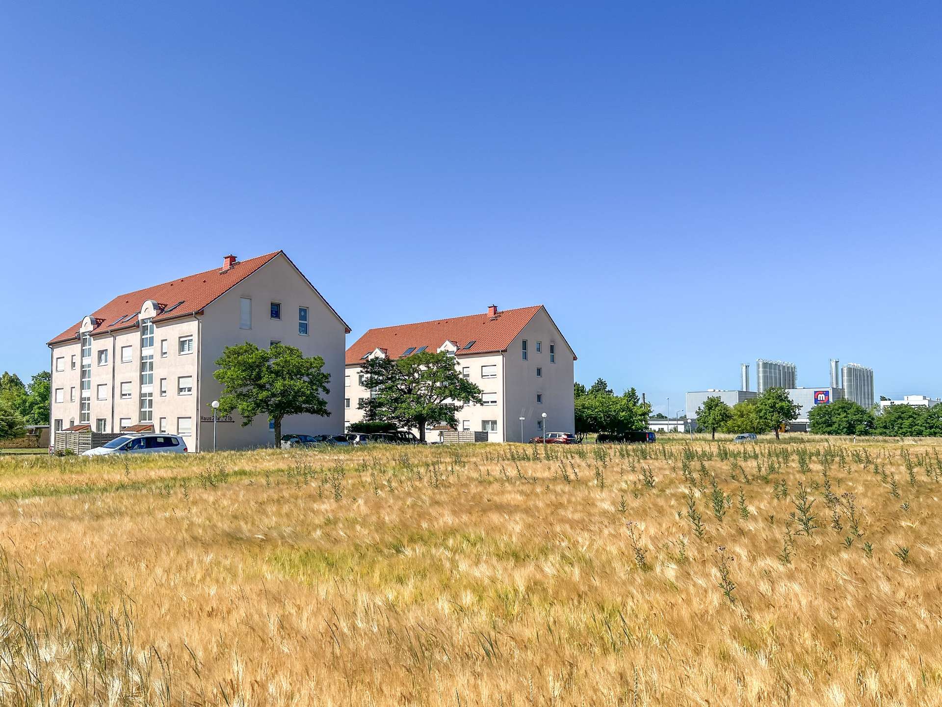 Direkt am Feld gelegen