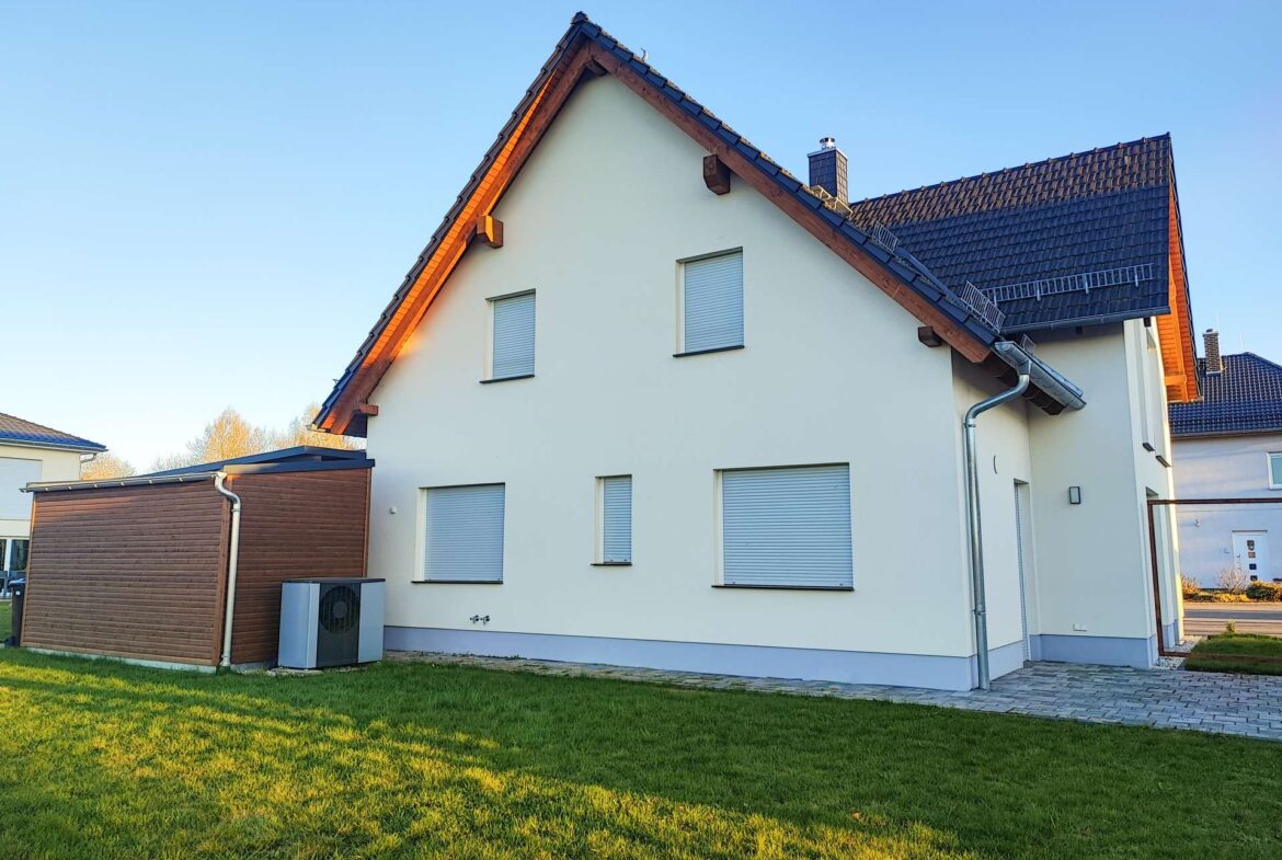 Rückseite des Hauses