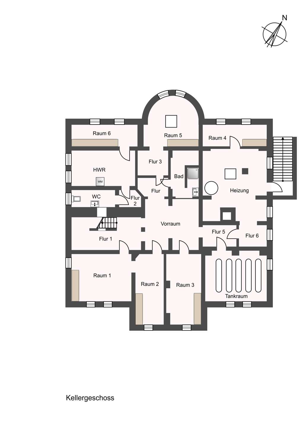 Grundriss Keller