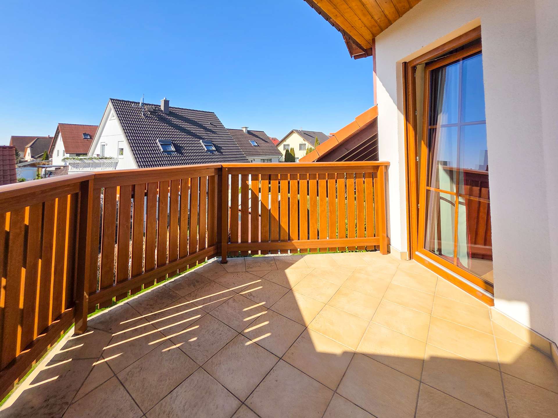 grosszügiger Balkon