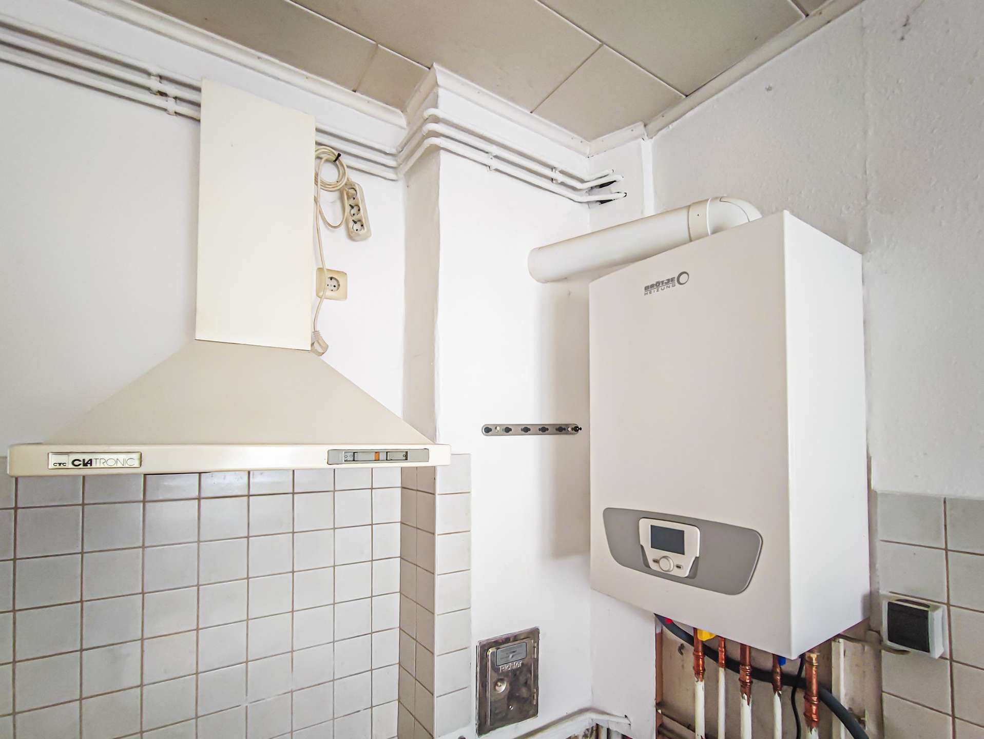 Küche mit Gastherme