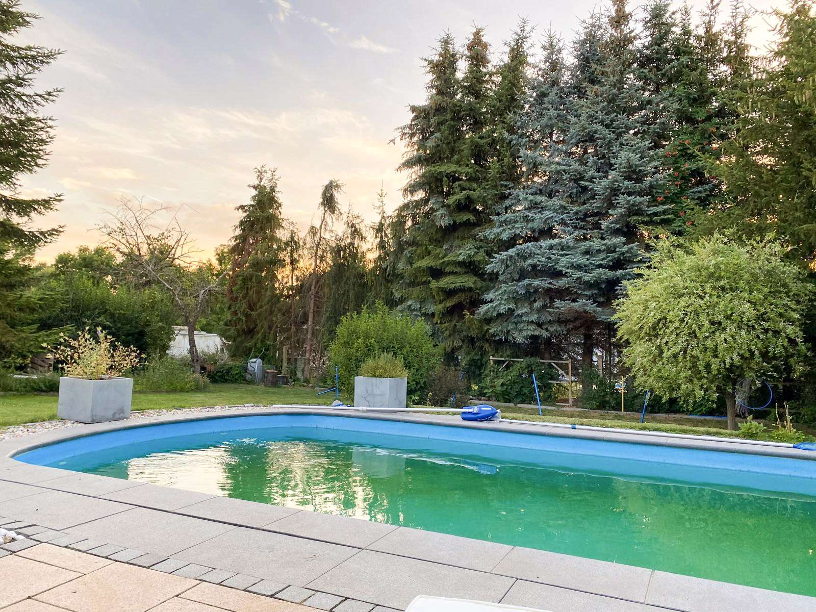 Sommerimpression Pool