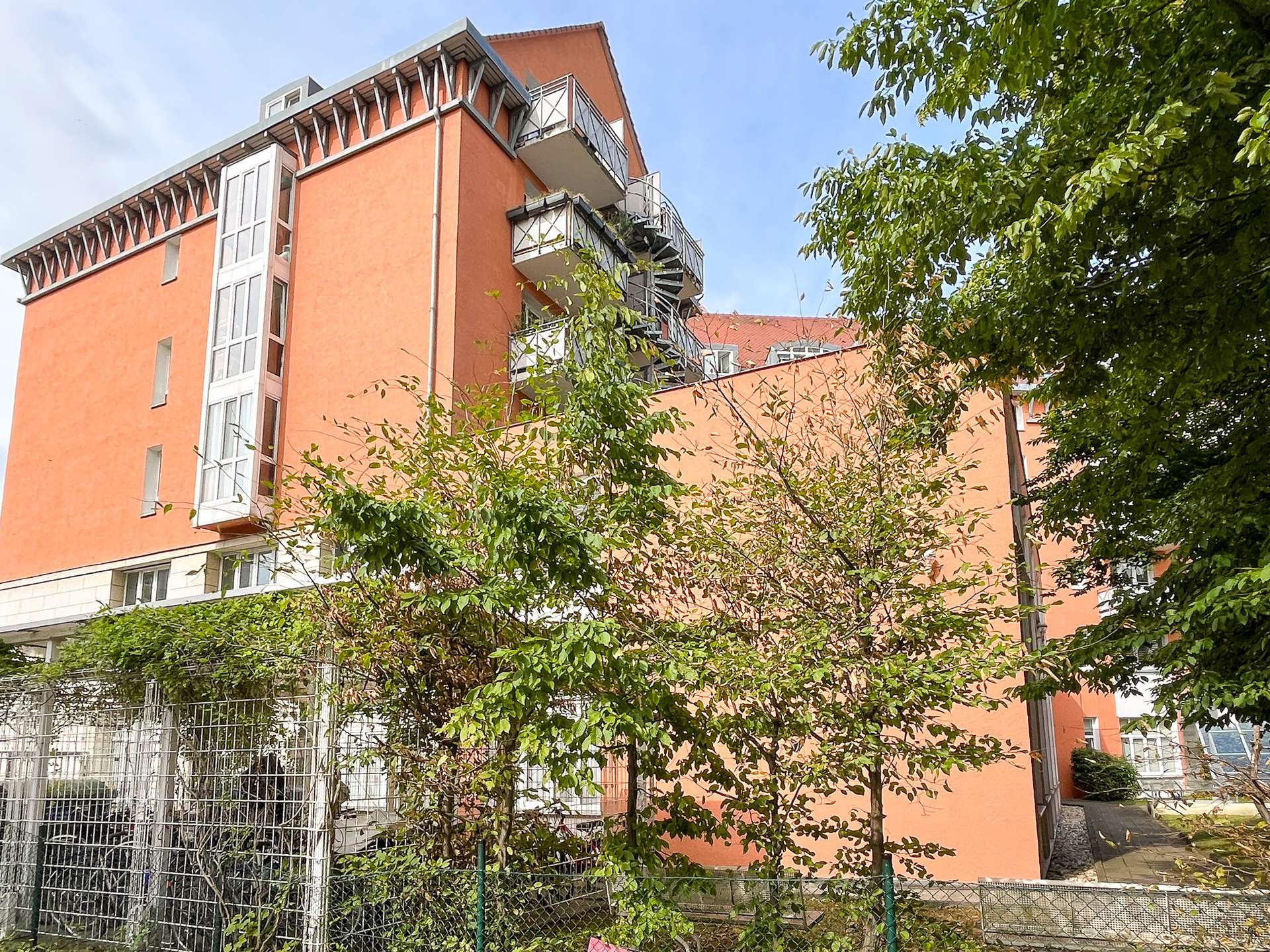 seitlicher Blick Haus