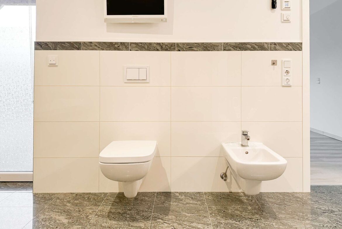 WC und Bidet
