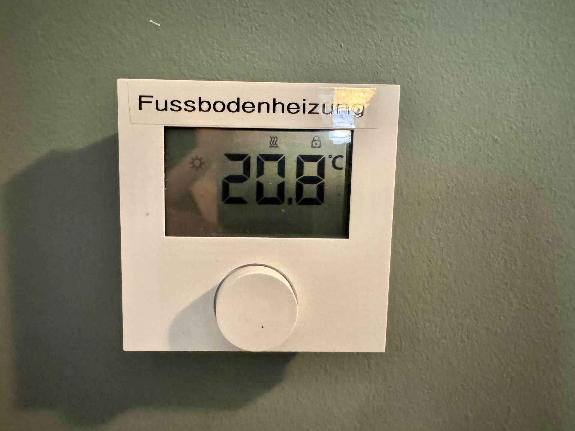 Fußbodenheizung in allen Räumen