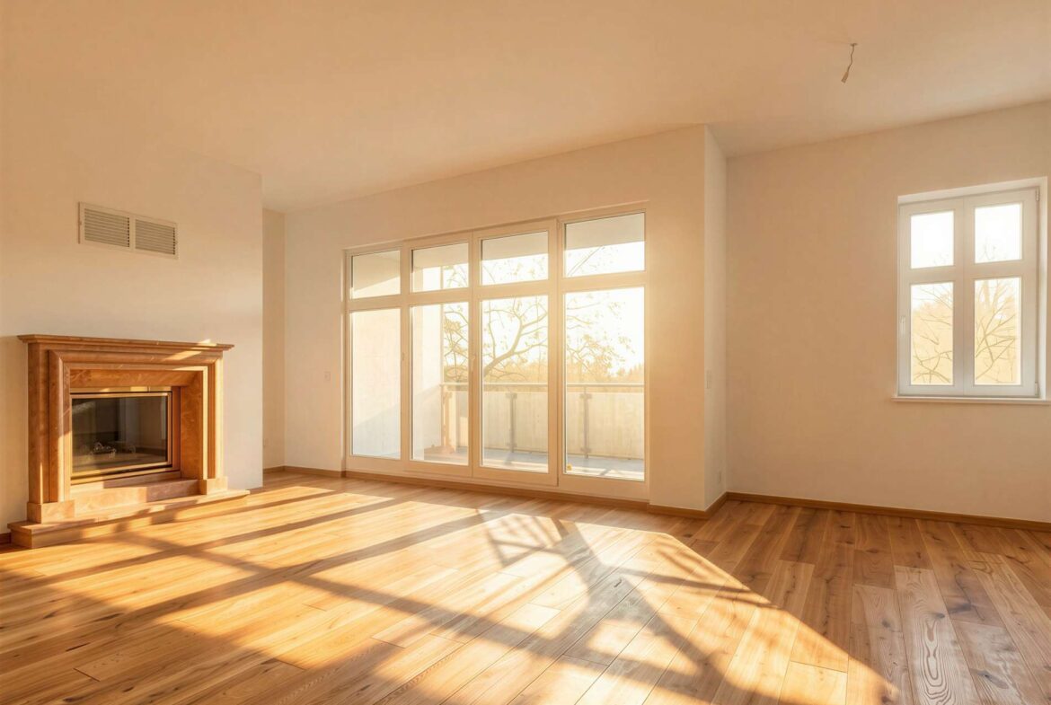 Toller Wohnraum mit Kamin