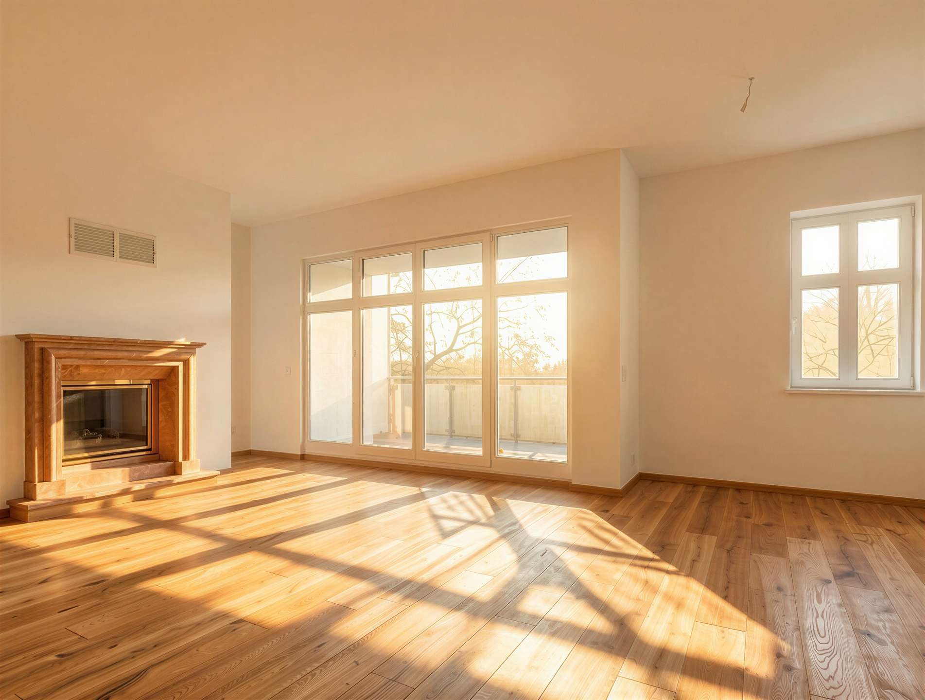 Toller Wohnraum mit Kamin