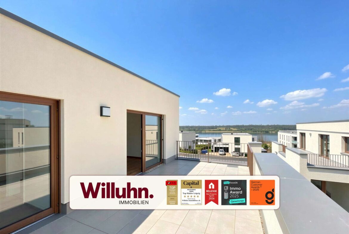 Terrasse - seitlicher Seeblick
