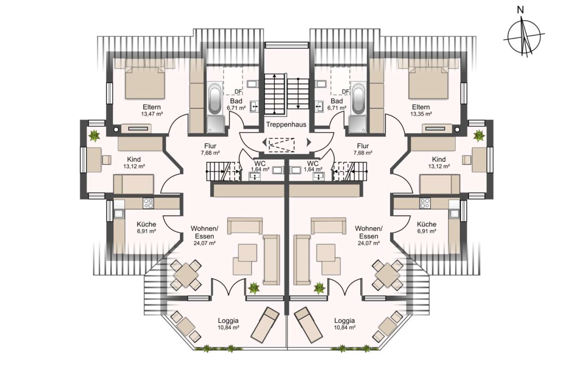 Dachgeschoss / Maisonette