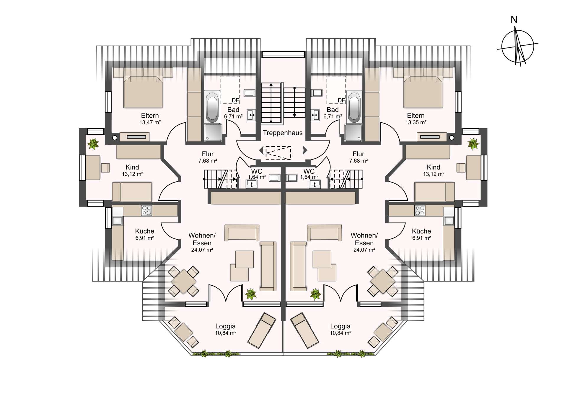 Dachgeschoss / Maisonette