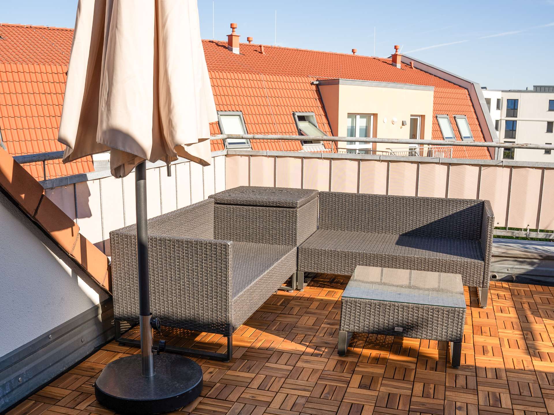 Terrasse im DG
