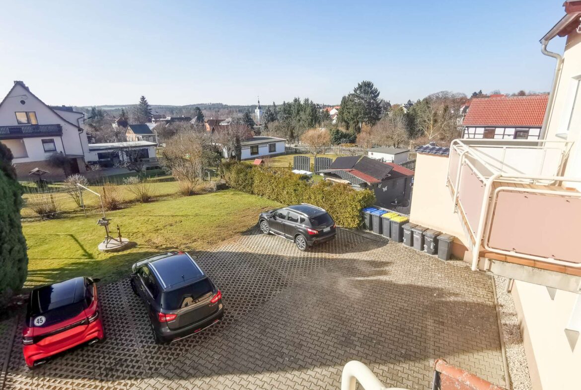 Außenansicht vom Balkon