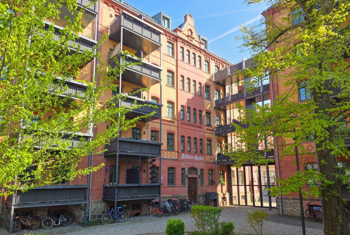 Innenhof am Julienhaus