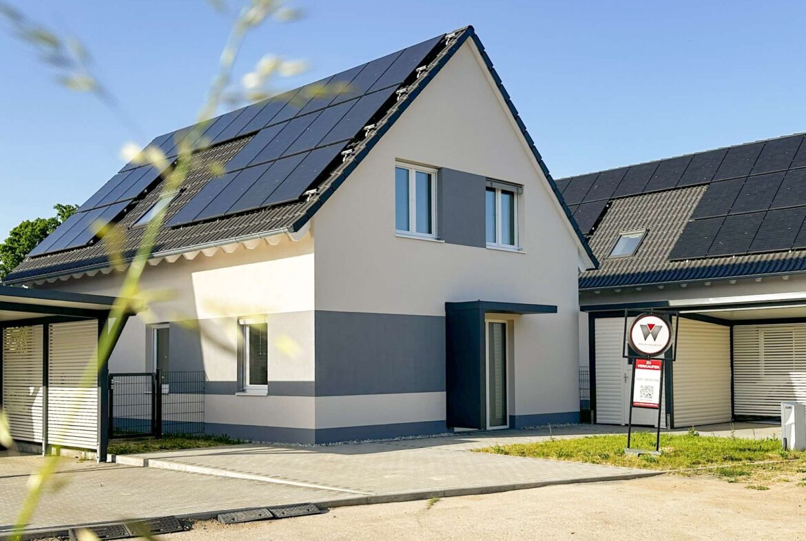 Fertiggestellter Neubau