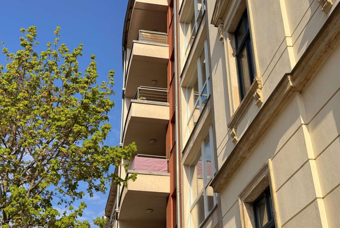 Blick zur Loggia