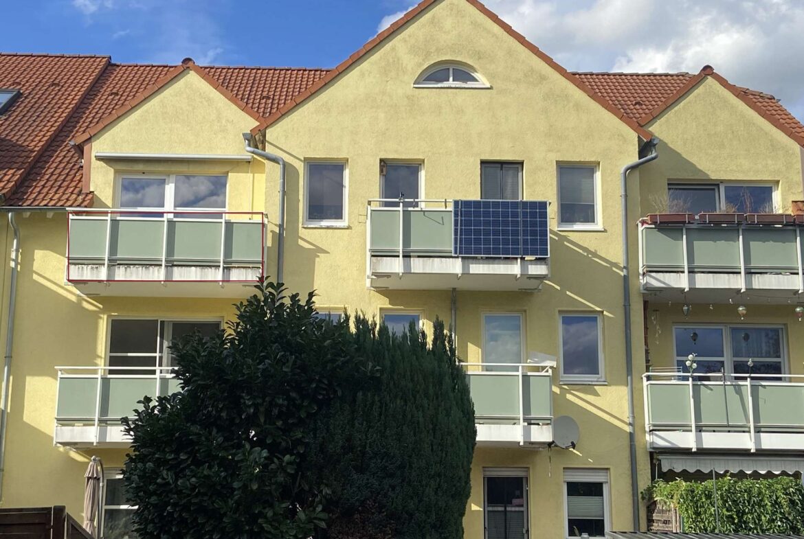 Ansicht Balkone markiert