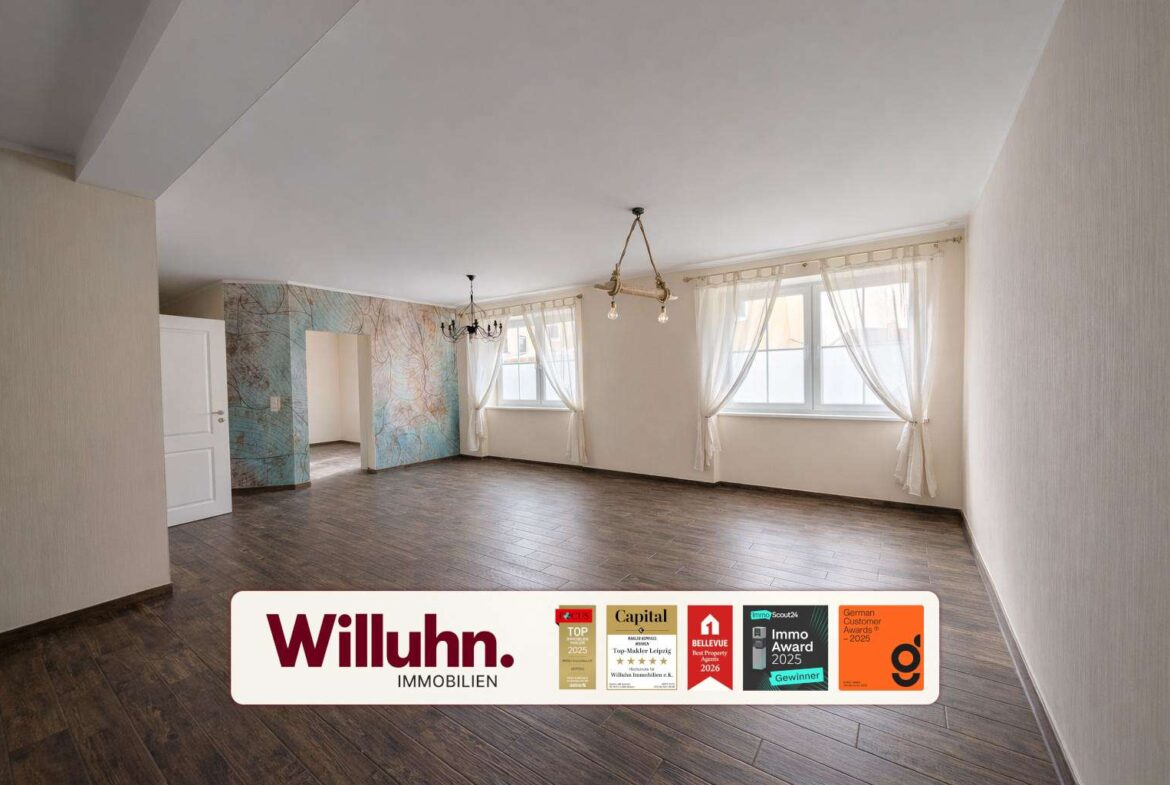 EG Wohnzimmer mit Küche